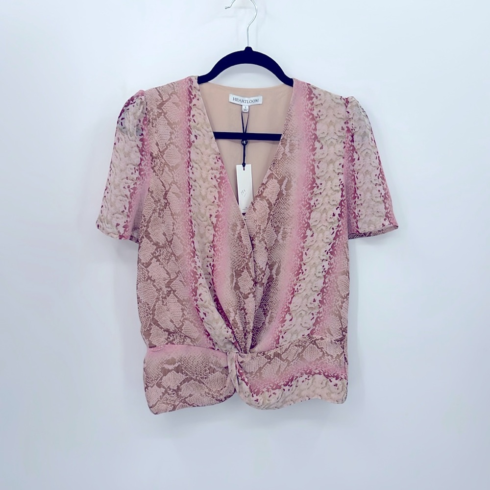 Heartloom Animal Print Blouse